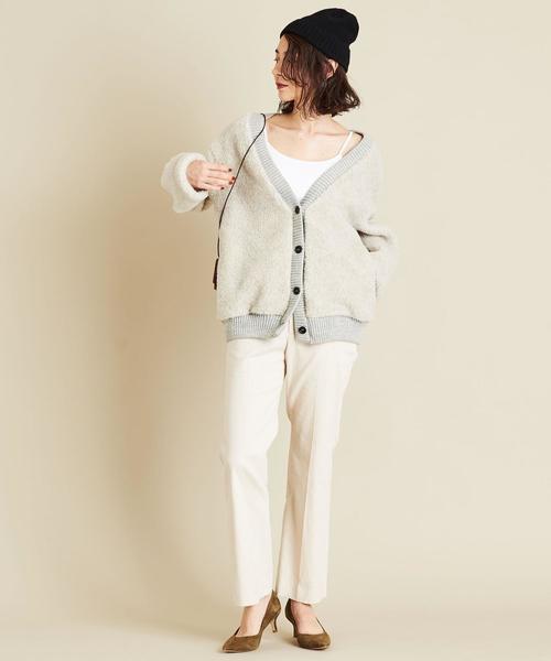 BEAUTY&YOUTH UNITED ARROWS(ビューティーアンドユースユナイテッドアローズ)の「BY∴ 16W コーデュロイフレアパンツ -ウォッシャブル-о(その他パンツ・レディース・モカ/マスタード/オフホワイト・LARGE/SMALL/MEDIUM)」の11枚目の写真