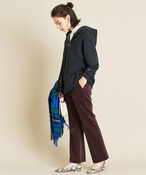 BEAUTY&YOUTH UNITED ARROWS(ビューティーアンドユースユナイテッドアローズ)の「BY∴ 16W コーデュロイフレアパンツ -ウォッシャブル-о(その他パンツ・レディース・モカ/マスタード/オフホワイト・LARGE/SMALL/MEDIUM)」の8枚目の写真