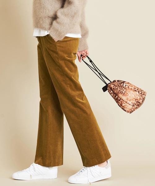 BEAUTY&YOUTH UNITED ARROWS(ビューティーアンドユースユナイテッドアローズ)の「BY∴ 16W コーデュロイフレアパンツ -ウォッシャブル-о(その他パンツ・レディース・モカ/マスタード/オフホワイト・LARGE/SMALL/MEDIUM)」の18枚目の写真