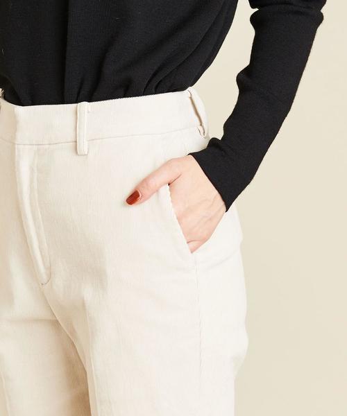 BEAUTY&YOUTH UNITED ARROWS(ビューティーアンドユースユナイテッドアローズ)の「BY∴ 16W コーデュロイフレアパンツ -ウォッシャブル-о(その他パンツ・レディース・モカ/マスタード/オフホワイト・LARGE/SMALL/MEDIUM)」の13枚目の写真