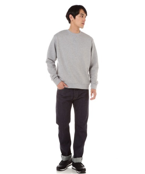 SUNSPEL（サンスペル）の「SUNSPEL / MEN’S COTTON LOOPBACK（Tシャツ/カットソー・メンズ・グレー/ブラック・X-LARGE/MEDIUM/LARGE）」の5枚目の写真