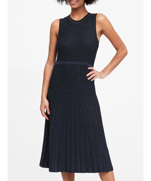 メタリックストライプ Banana セール ワンピース Banana Republic ニットワンピース ワンピース Republic バナナリパブリック のファッション おすすめ