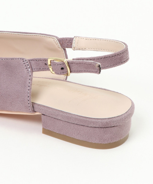 ikka（イッカ）の「バックストラップシューズ（パンプス・レディース・ベージュ/パープル/キャメル・M/L）」の4枚目の写真