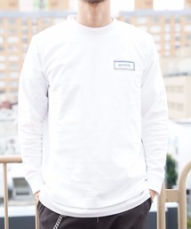 カジュアルグラフィック ユニセックスデザイン プリントロングTシャツカットソー