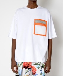 メッシュポケットオーバーサイズビッグシルエットTシャツ(ユニセックス)