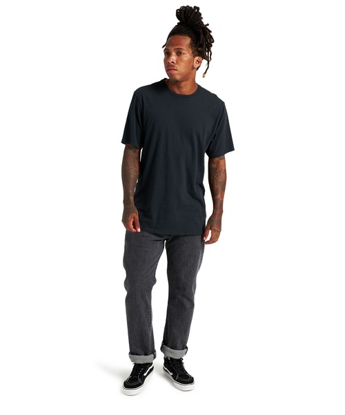 BURTON(バートン)の「オーガニックコットン 半袖 無地 Tシャツ(Tシャツ/カットソー・メンズ・ホワイト/ブラック/ブルー/グレー/オリーブ・M/XS/L/S/XL/XXS)」の12枚目の写真