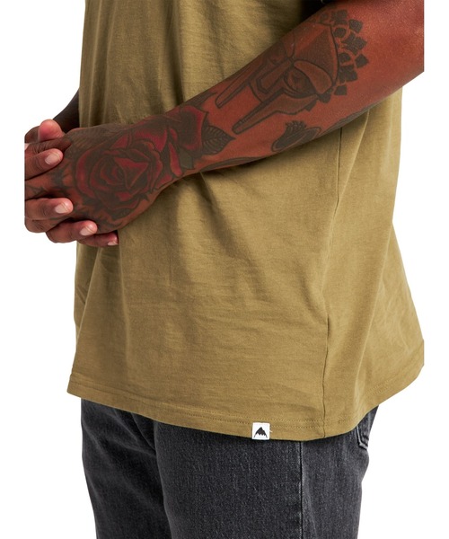 BURTON(バートン)の「オーガニックコットン 半袖 無地 Tシャツ(Tシャツ/カットソー・メンズ・ホワイト/ブラック/ブルー/グレー/オリーブ・M/XS/L/S/XL/XXS)」の21枚目の写真