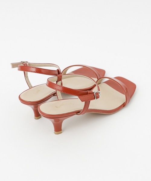 Omekashi（オメカシ）の「ストラップヒールサンダル（サンダル・レディース・ベージュ/ブラウン/オフホワイト・38/36/37）」の7枚目の写真