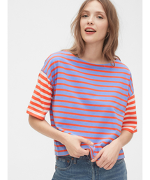 GAP | ボクシーストライプtシャツ(Tシャツ/カットソー)