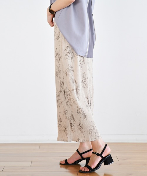 Ambre Neige（アンブルネージュ）の「プリーツＩラインスカート／【WEB/EC限定商品】（スカート・レディース・ブラック/オフホワイト/グリーン系その他・FREE）」の20枚目の写真