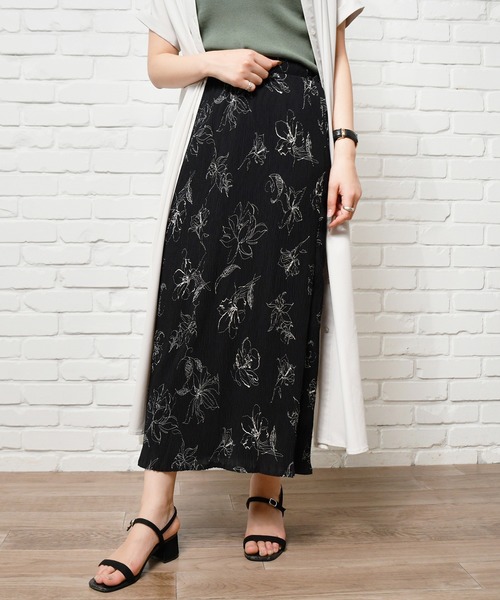 Ambre Neige（アンブルネージュ）の「プリーツＩラインスカート／【WEB/EC限定商品】（スカート・レディース・ブラック/オフホワイト/グリーン系その他・FREE）」の14枚目の写真