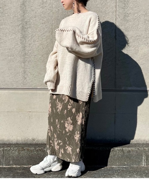 Ambre Neige（アンブルネージュ）の「プリーツＩラインスカート／【WEB/EC限定商品】（スカート・レディース・ブラック/オフホワイト/グリーン系その他・FREE）」の21枚目の写真