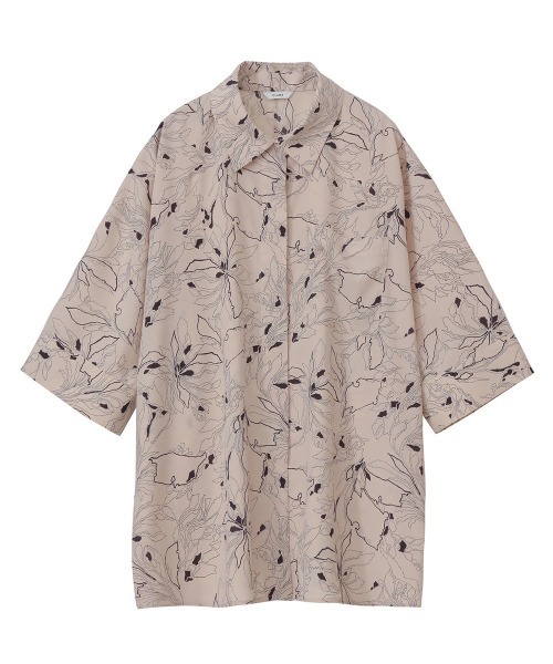 CLANE LINE FLOWER OVER SHIRT/シャツ