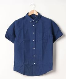 【W】【it】【select ITEM】ストレッチオックスフォード半袖シャツ