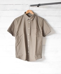 【W】【it】【select ITEM】ストレッチオックスフォード半袖シャツ
