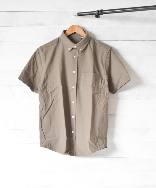 ARCHIVER(アーカイバ)の「【W】【it】【select ITEM】ストレッチオックスフォード半袖シャツ(シャツ/ブラウス・レディース・オフホワイト/ベージュ/ブラック/ブルー/グレー/サックスブルー/ネイビー/オリーブドラブ・MEDIUM/LARGE/X-LARGE)」の6枚目の写真