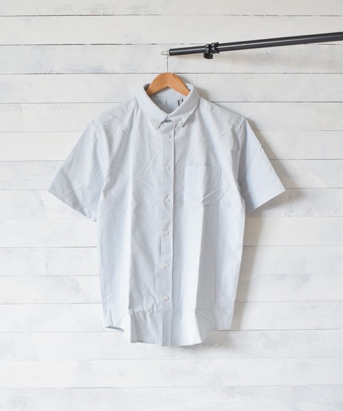 ARCHIVER(アーカイバ)の「【W】【it】【select ITEM】ストレッチオックスフォード半袖シャツ(シャツ/ブラウス・レディース・オフホワイト/ベージュ/ブラック/ブルー/グレー/サックスブルー/ネイビー/オリーブドラブ・MEDIUM/LARGE/X-LARGE)」の7枚目の写真