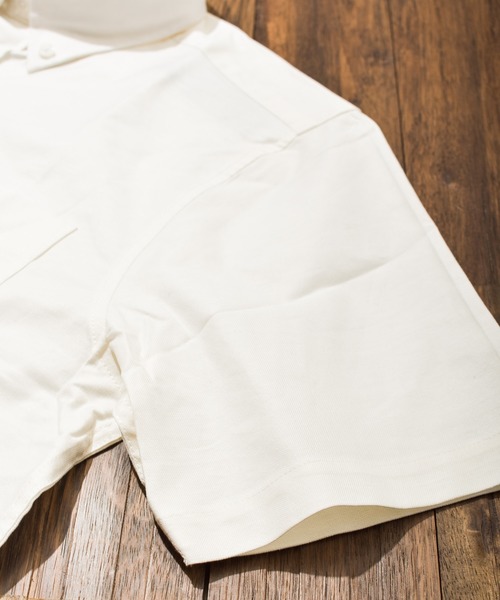 ARCHIVER(アーカイバ)の「【W】【it】【select ITEM】ストレッチオックスフォード半袖シャツ(シャツ/ブラウス・レディース・オフホワイト/ベージュ/ブラック/ブルー/グレー/サックスブルー/ネイビー/オリーブドラブ・MEDIUM/LARGE/X-LARGE)」の11枚目の写真