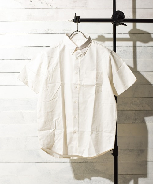 ARCHIVER(アーカイバ)の「【W】【it】【select ITEM】ストレッチオックスフォード半袖シャツ(シャツ/ブラウス・レディース・オフホワイト/ベージュ/ブラック/ブルー/グレー/サックスブルー/ネイビー/オリーブドラブ・MEDIUM/LARGE/X-LARGE)」の16枚目の写真