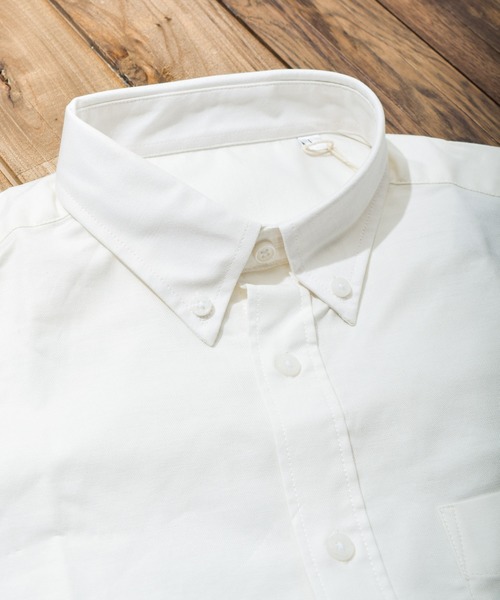 ARCHIVER(アーカイバ)の「【W】【it】【select ITEM】ストレッチオックスフォード半袖シャツ(シャツ/ブラウス・レディース・オフホワイト/ベージュ/ブラック/ブルー/グレー/サックスブルー/ネイビー/オリーブドラブ・MEDIUM/LARGE/X-LARGE)」の18枚目の写真