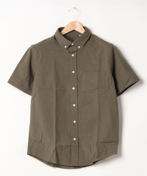 ARCHIVER(アーカイバ)の「【W】【it】【select ITEM】ストレッチオックスフォード半袖シャツ(シャツ/ブラウス・レディース・オフホワイト/ベージュ/ブラック/ブルー/グレー/サックスブルー/ネイビー/オリーブドラブ・MEDIUM/LARGE/X-LARGE)」の21枚目の写真
