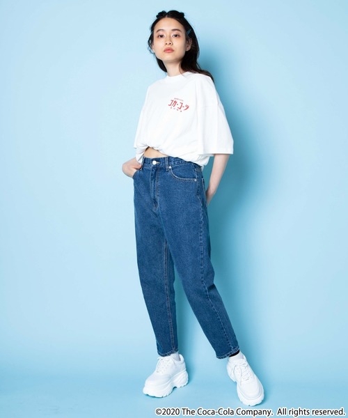 Coca Cola(コカコーラ)の「∴WEGO/COCA-COLA バックプリントTシャツ(Tシャツ/カットソー・レディース・ホワイト/ブラック・FREE)」の3枚目の写真