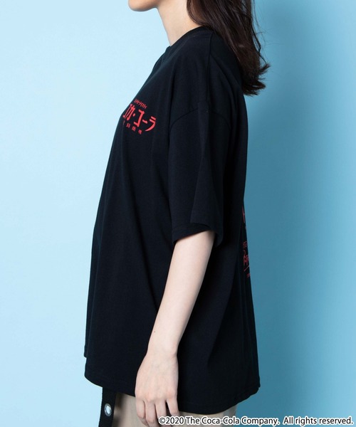 Coca Cola(コカコーラ)の「∴WEGO/COCA-COLA バックプリントTシャツ(Tシャツ/カットソー・レディース・ホワイト/ブラック・FREE)」の12枚目の写真