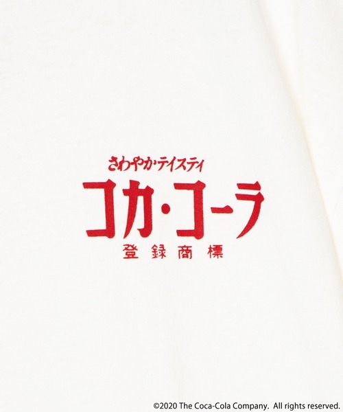 Coca Cola(コカコーラ)の「∴WEGO/COCA-COLA バックプリントTシャツ(Tシャツ/カットソー・レディース・ホワイト/ブラック・FREE)」の19枚目の写真