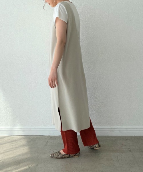 LOWRYS FARM(ローリーズファーム)の「12Gワンショルベストワンピ 888707(ワンピース・レディース・パープル/グリーン/キャメル/ブラック系その他・FREE)」の7枚目の写真