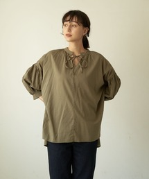 earth music&ecology | 綿レーヨンカフタンチュニック ＊(Tシャツ/カットソー)