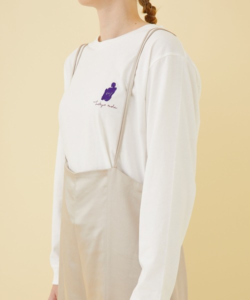 STUDIOUS】サテンサロペット（サロペット/オーバーオール）｜STUDIOUS