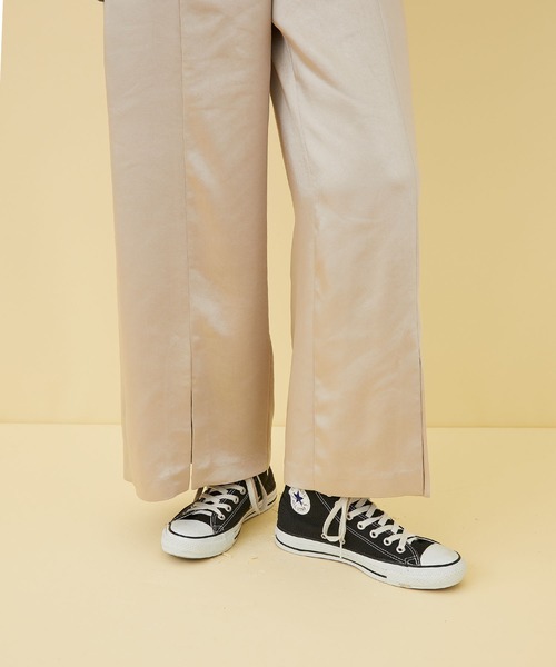 STUDIOUS(ステュディオス)の「【STUDIOUS】サテンサロペット(サロペット/オーバーオール・レディース・ブラック/アイボリー・FREE)」の21枚目の写真