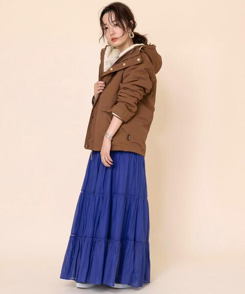 coen（コーエン）の「【WEB限定カラー】CORDURA(R)撥水3WAYマウンテンパーカー（マウンテンパーカー・レディース・ブラック/ケリー/ブラウン/ベージュ/ネイビー/パープル・MEDIUM/LARGE）」の22枚目の写真