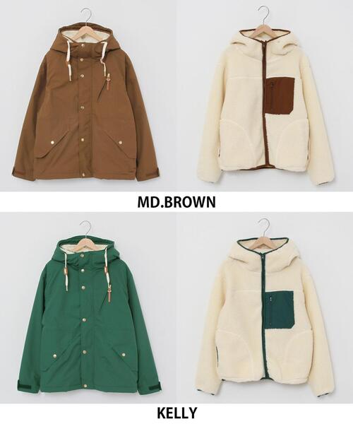 coen（コーエン）の「【WEB限定カラー】CORDURA(R)撥水3WAYマウンテンパーカー（マウンテンパーカー・レディース・ブラック/ケリー/ブラウン/ベージュ/ネイビー/パープル・MEDIUM/LARGE）」の15枚目の写真