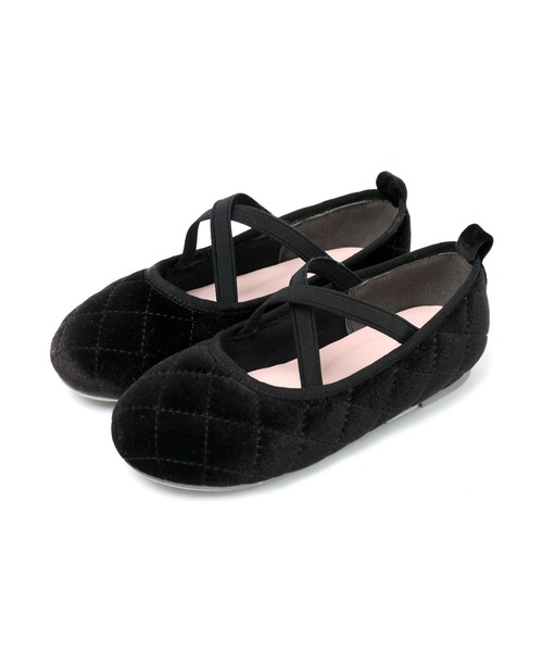 SOROTTO(ソロット)の「【ママとお揃い】キルティングクロスバレエシューズ(バレエシューズ・キッズ・ブラック/グレー/パープル/アイボリー/ブルー/ピンク/ブラック系その他/ホワイト系その他/ライトブラウン/ブラウン/ブラウン系その他・16.0cm/17.0cm/18.0cm/19.0cm/20.0cm/21.0cm/22.0cm)」の13枚目の写真