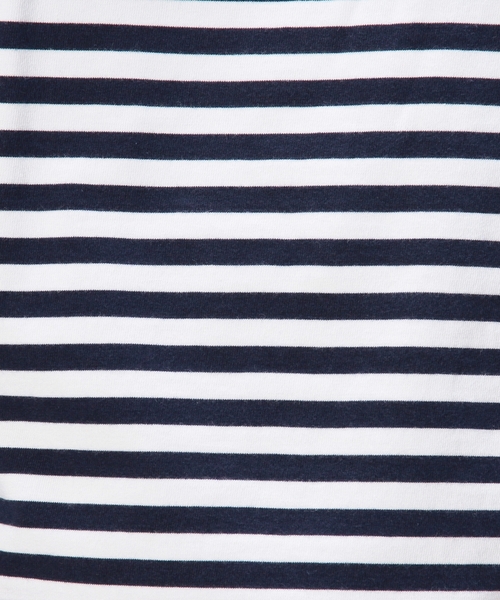 BEAUTY&YOUTH UNITED ARROWS（ビューティーアンドユースユナイテッドアローズ）の「BY ボーダー クルーネック カットソー ◆（Tシャツ/カットソー・メンズ・ブラック/コバルトブルー/ネイビー・SMALL/LARGE/X-LARGE/MEDIUM）」の5枚目の写真