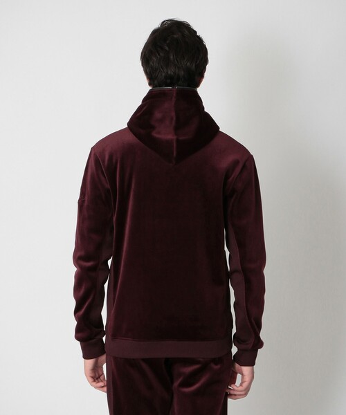 アームスカル ヘビーベロア パーカー