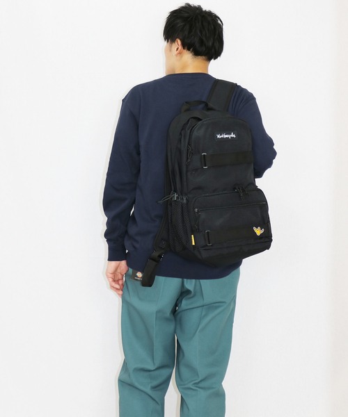 Mark Gonzales（マーク・ゴンザレス）の「MARK GONZALES/マークゴンザレス　カラーロゴ　ダブルボードストラップ付バックパック（バックパック/リュック・メンズ・ブラック系その他/ブラック系その他2・FREE）」の8枚目の写真