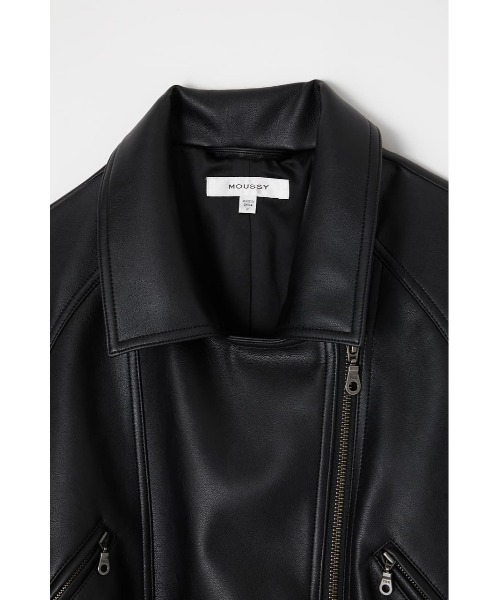 MOUSSY（マウジー）の「BELTED F／LEATHER ジャケット（その他