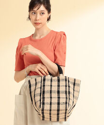 Ray BEAMS | Lilas Campbell × Ray BEAMS / 別注 テキスタイル トートバッグ(トートバッグ)