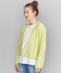 BEAUTY&YOUTH UNITED ARROWS | BY ウールカシミヤワイドVネックニットカーディガン(カーディガン/ボレロ)