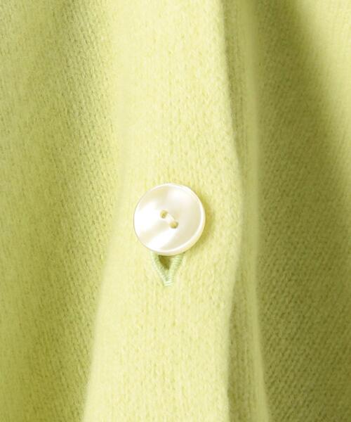 BEAUTY&YOUTH UNITED ARROWS（ビューティーアンドユースユナイテッドアローズ）の「BY ウールカシミヤワイドVネックニットカーディガン ◆（カーディガン/ボレロ・レディース・オフホワイト/ネイビー/ライム・FREE）」の10枚目の写真