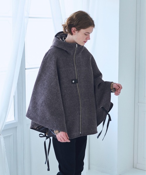 DOOPZ（ドープス）の「DOOPZ リングジップウールケープコート