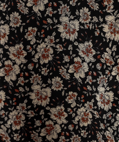 natural couture(ナチュラルクチュール)の「オリエンタル柄マーメイドフレアスカート(スカート・レディース・ブラック/ブラウン・FREE)」の6枚目の写真