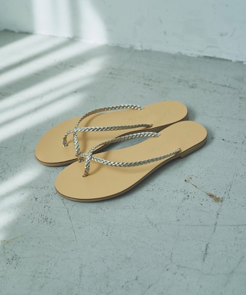 NICOLAS LAINAS アシンメトリーサンダル（サンダル）｜NICOLAS LAINAS（ニコラスライナス）