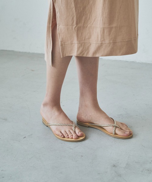 NICOLAS LAINAS アシンメトリーサンダル（サンダル）｜NICOLAS LAINAS（ニコラスライナス）