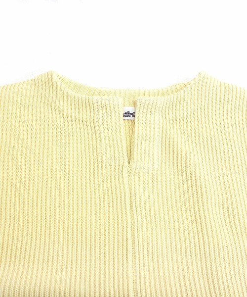 RNA-N(アールエヌエーエヌ)の「K2535 畦コットンニット(ニット/セーター・レディース・グレー/イエロー/ブルー・MEDIUM)」の10枚目の写真