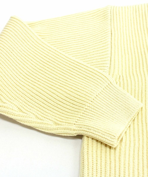 RNA-N(アールエヌエーエヌ)の「K2535 畦コットンニット(ニット/セーター・レディース・グレー/イエロー/ブルー・MEDIUM)」の12枚目の写真
