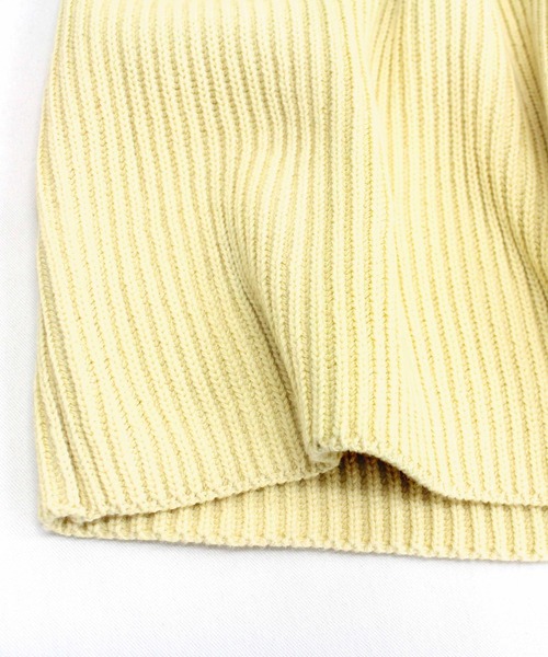 RNA-N(アールエヌエーエヌ)の「K2535 畦コットンニット(ニット/セーター・レディース・グレー/イエロー/ブルー・MEDIUM)」の13枚目の写真