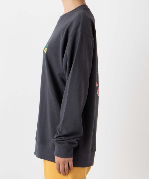 WEGO（ウィゴー）の「WEGO/アニマルモチーフプリントプルオーバー（スウェット・レディース・ライトパープル/スミクロ・SMALL/MEDIUM/LARGE）」の4枚目の写真